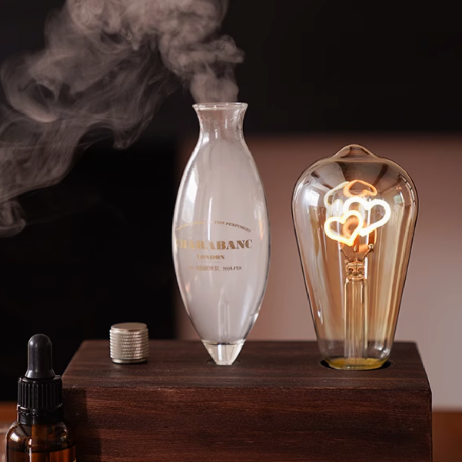 Heart-shaped Wick Light Bulb